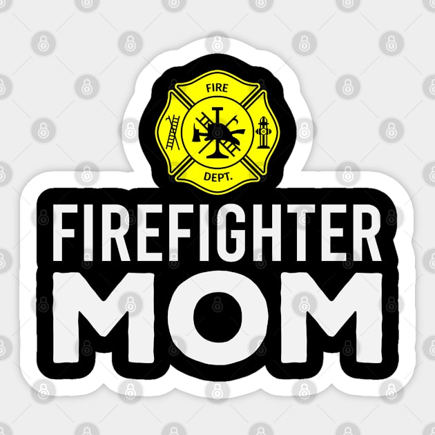 Firefighter mom Sticker by BeMi90